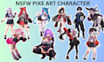 make nsfw pixel art character sprite sheet animation nsfw pixel art animation