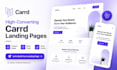 build carrd landing page, carrd website design, redesign carrd co website expert