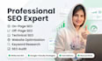 do SEO optimization on page technical service  wordpress website