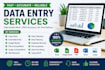 data entry and cleaning