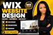 build wix website redesign wix website development wix website design wix studio