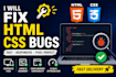 fix HTML CSS bugs