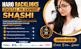 get high DR editorial backlinks with haro, featured and qwoted outreach