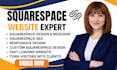 squarespace website design redesign build squarespace seo expert fix developer