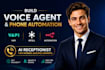 build vapi retell ai voice agent ai receptionist and phone automation