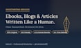 ghostwrite high quality articles, blogs and e books