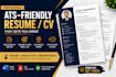 write a professional ats friendly resume