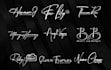 design minimalist handwritten signature autograph logo