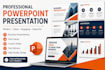 design a professional powerpoint presentation PPT and pitch deck