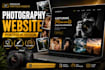 create a modern and responsive photography portfolio website