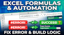 create custom excel formulas, fix errors, and automate your spreadsheets