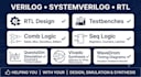 write, debug and simulate verilog systemverilog rtl using questasim and vivado