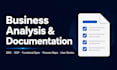 write your brd, sop, functional spec or process documents