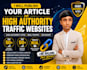 create SEO dofollow guest post backlinks