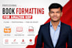 format your book for amazon KDP and kindle epub