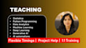 teach python, ml, dl, nlp, ai, computer vision
