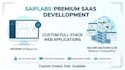develop a premium full stack saas website with database