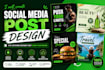create eye catching social media post design for your business