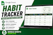 create a habit tracker in google sheets