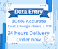 do fast data entry in excel PDF google sheets in 24 hours