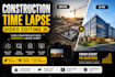 edit construction time lapse videos