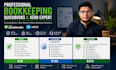 do bookkeeping, quickbooks cleanup, xero expert