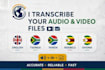 transcribe videos and audios into text