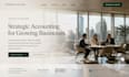 design squarespace cpa accounting firm website tax advisor website