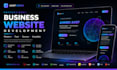 develop a custom responsive website using laravel and react