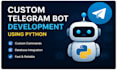 develop a custom telegram bot using python and aiogram
