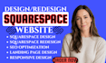 design squarespace website, redesign squarespace and squarespace website design