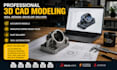 do 3d cad modeling product design technical drawings solidworks and mechanical