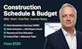 build a construction project schedule, wbs and budget breakdown