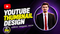 design minimalist youtube thumbnail in 24hrs