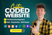design and develop a custom website as a full stack developer