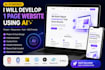 develop an ai powered modern 1 page website