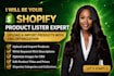 be your shopify product lister expert for upload, import and cro
