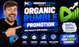 improve rumble video organic rumble promotion