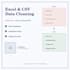 clean, format, and organize your excel or CSV data