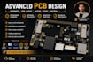 design advance circuit schematic pcb layout in altium kicad easyeda, gerber