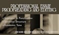 professionally proofread and edit your english essays