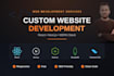 create a custom react next js frontend or full stack website