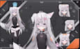 draw and rig live2d vtuber model, 2dvtuber rigging vtuber commission anime style