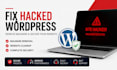 fix hacked wordpress website, remove malware and secure it