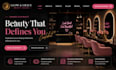 design a responsive modern beauty saloon website