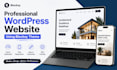 create a professional website using blocksy wordpress theme