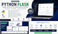 develop a custom python flask web application