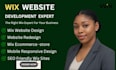 build wix website design wix website redesign online setup
