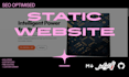 build an SEO optimized static website on github pages