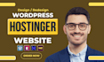 hostinger website design hostinger wordpress website redesign hostinger website
